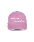 Sapca BRODATA I Love You So Matcha