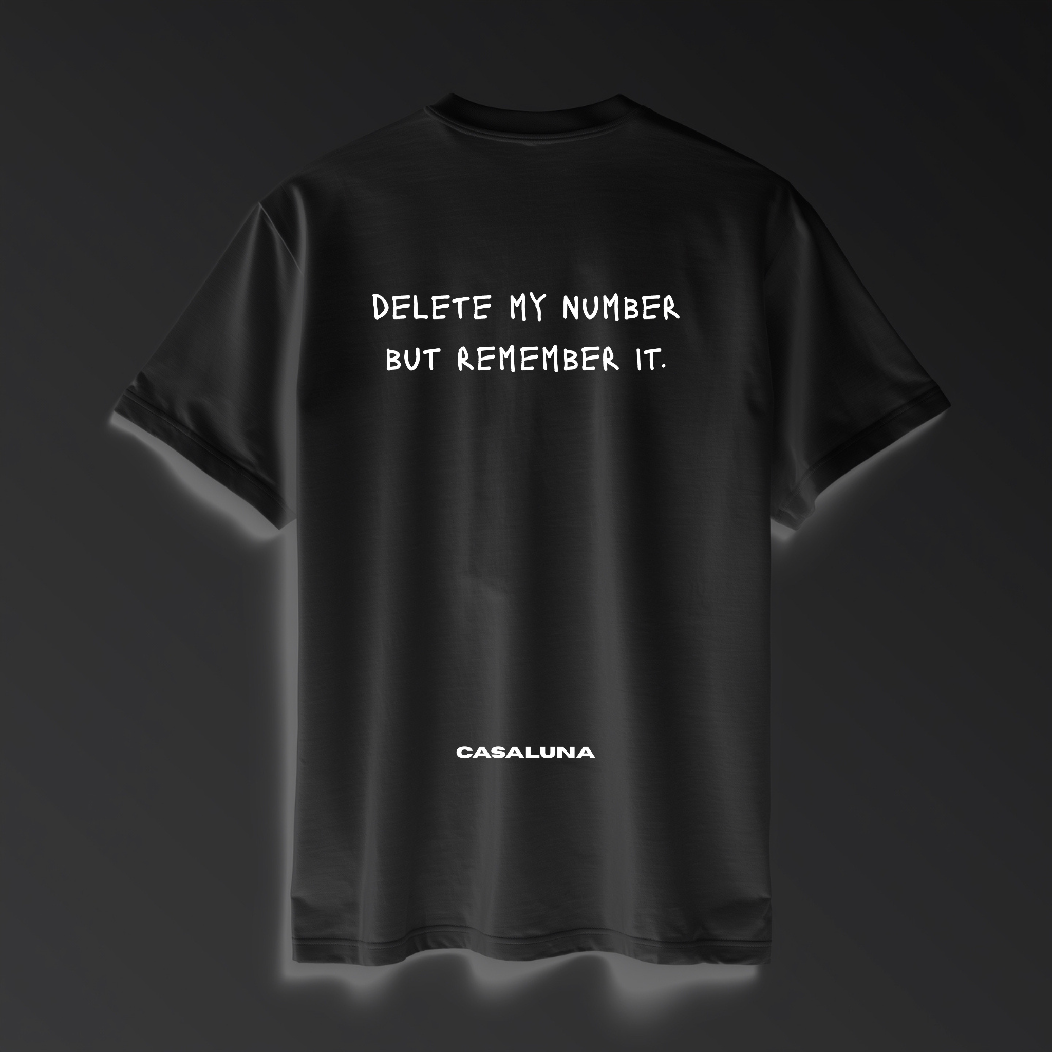 T-Shirt Delete My Number