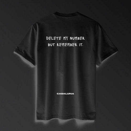 T-Shirt Delete My Number