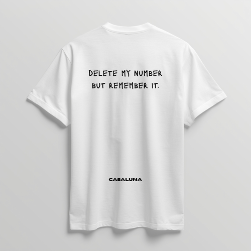 T-Shirt Delete My Number