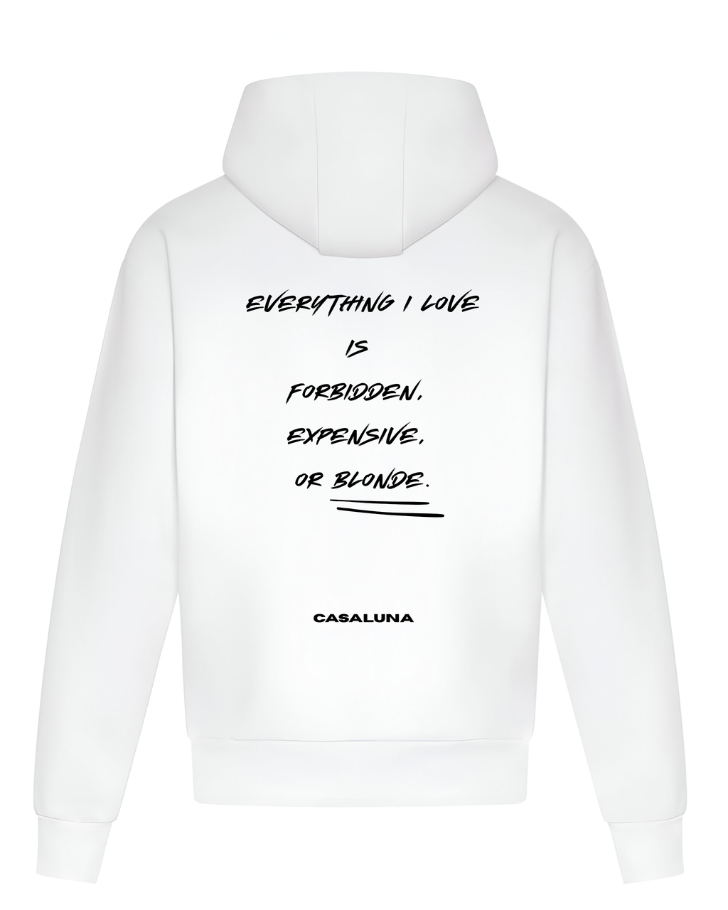 Hanorac Everything I love is Blonde