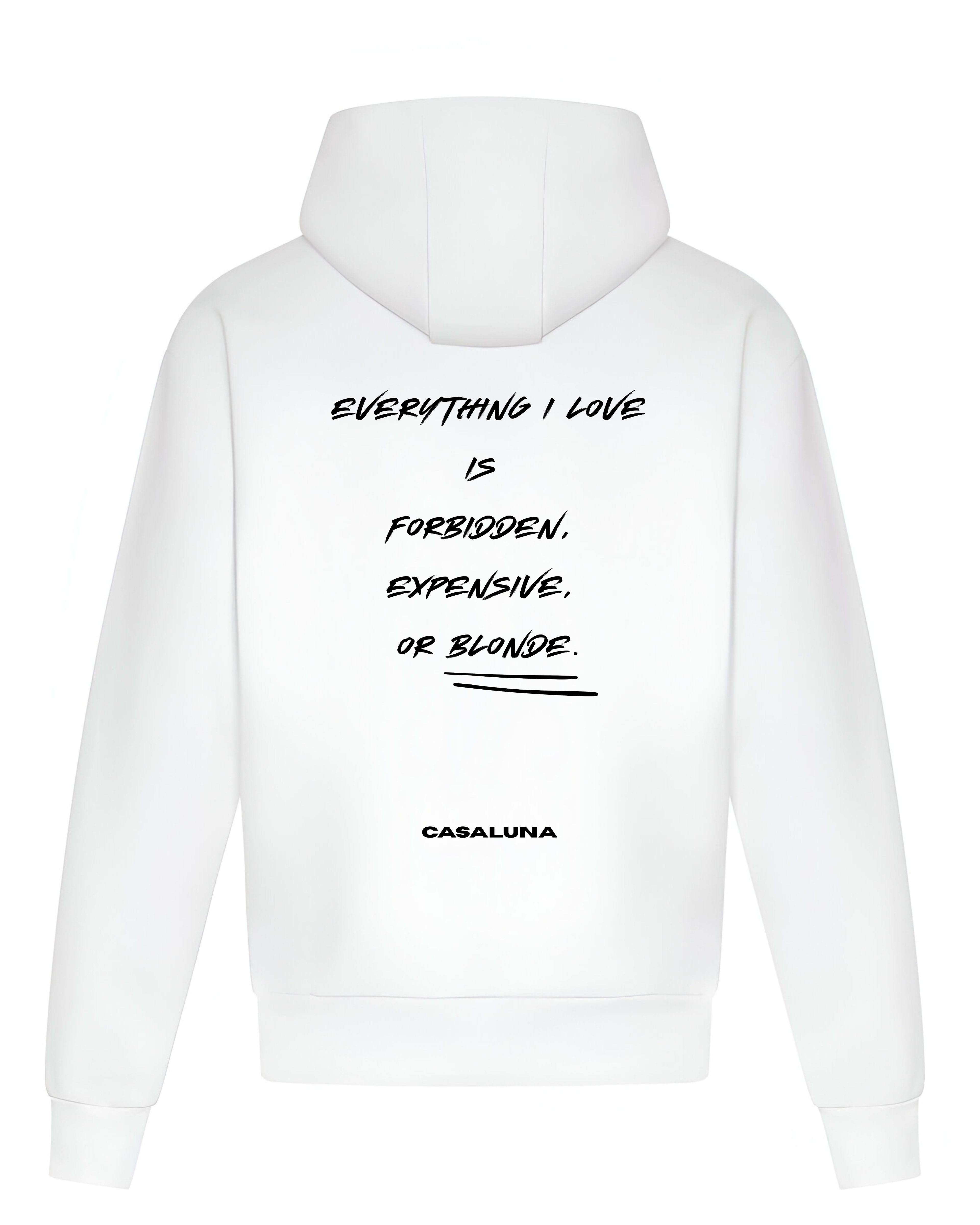 Hanorac Everything I love is Blonde